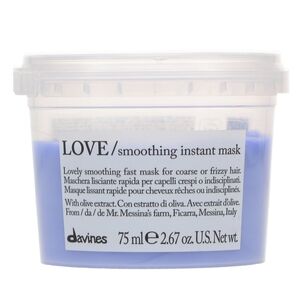 Davines LOVE Smoothing Instant Mask Travel Mini 2.67oz NEW